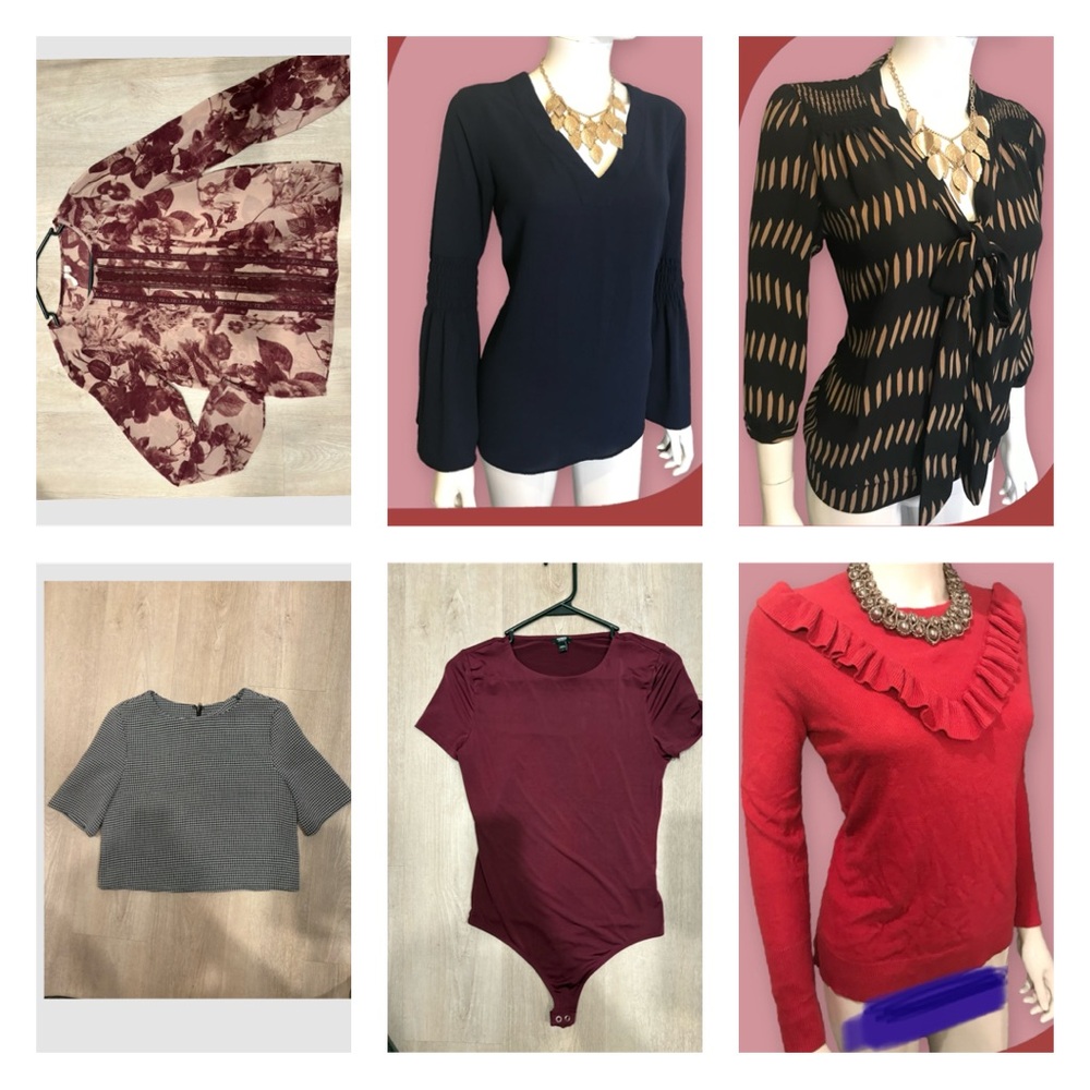 6 Elegant Women's Tops BUNDLE
